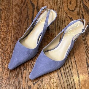 SAM EDELMAN Bianca Slingback Heels in lilac size 8.5